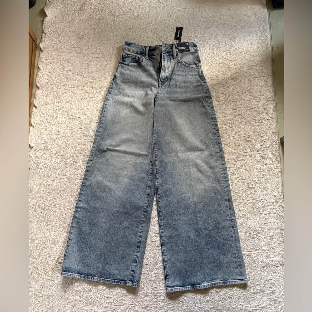 NEW with tags Express Light Blue Flare Jeans - size 2